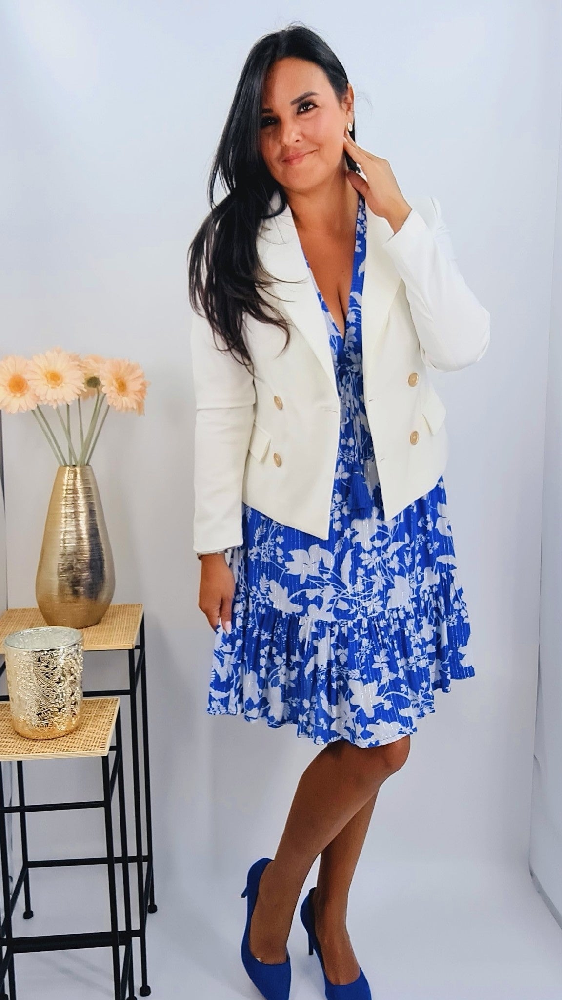 Diana Blazer White