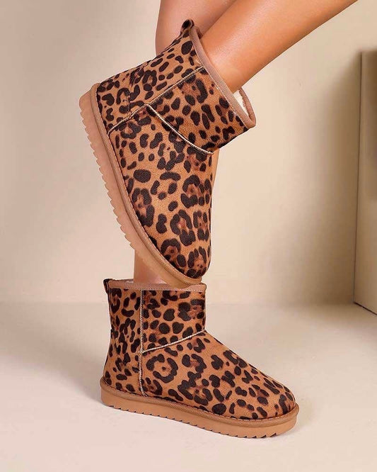 Boots Mango Haut Leo