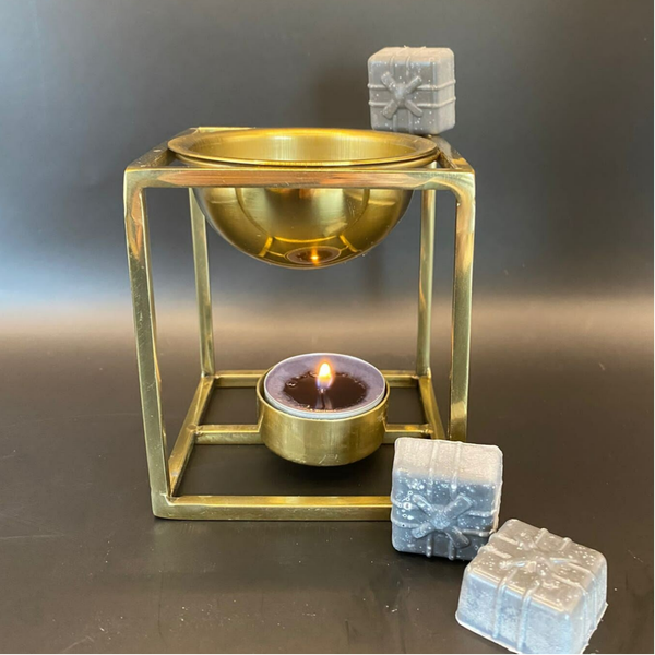 Brûleur métallique cubique