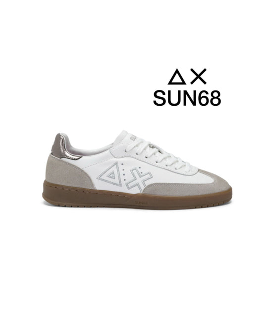 SUN68 CALIFORNIA CUIR BIANCO