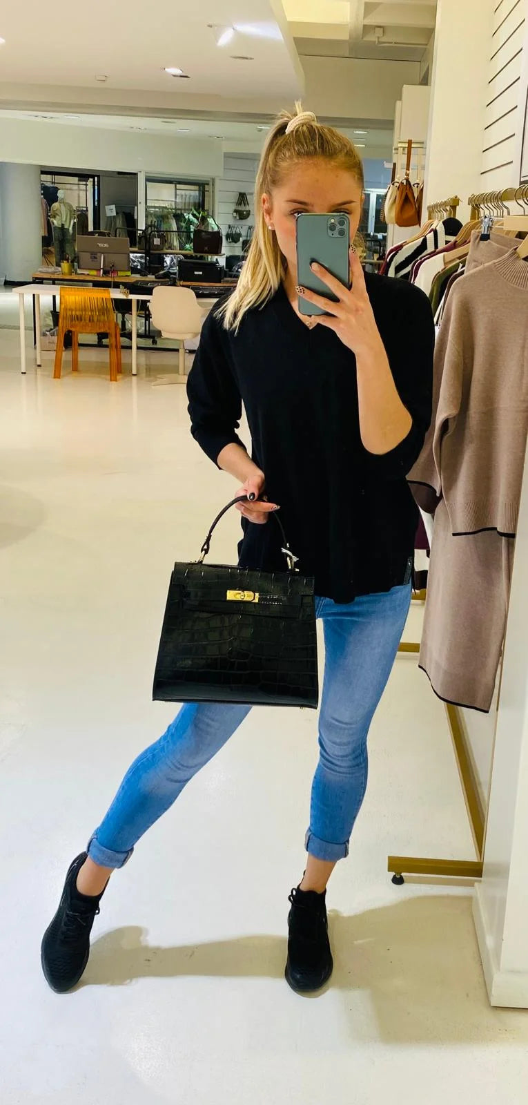 MM SAC PATTY CROCO XL