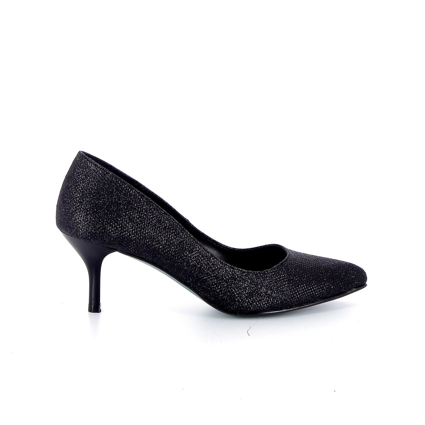 GIULIA ESCARPIN 5CM PAILLETTE NEGRO