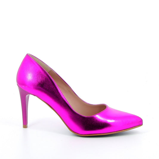GIULIA PUMP 8CM NAPA METAAL FUCHSIA