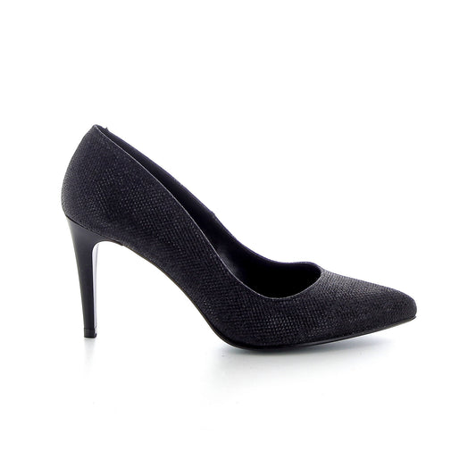GIULIA PUMP 8CM PAILLETTE ZWART