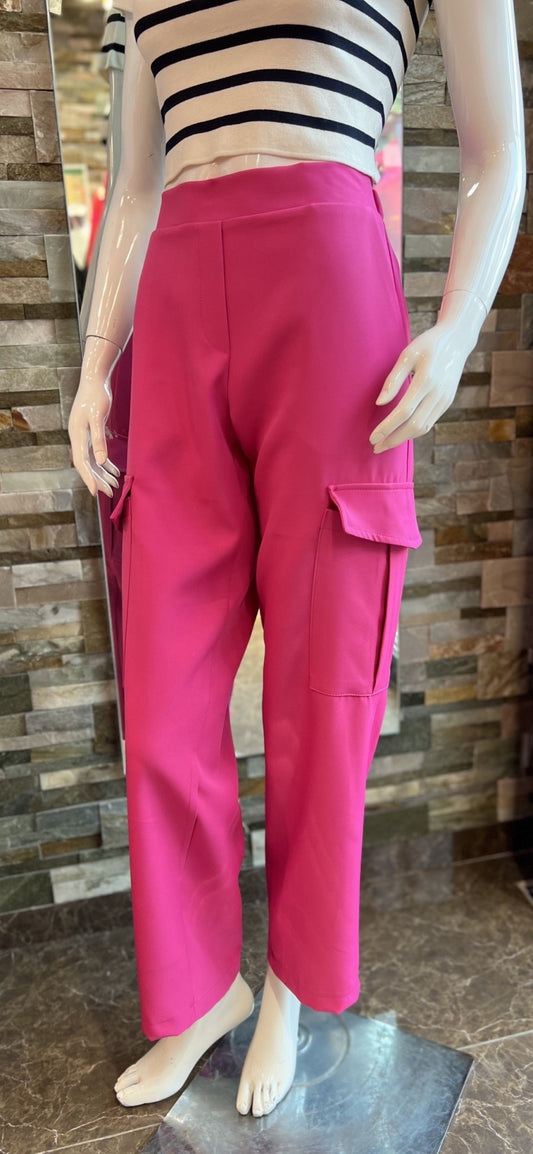 Pantalon Baggy Fushia