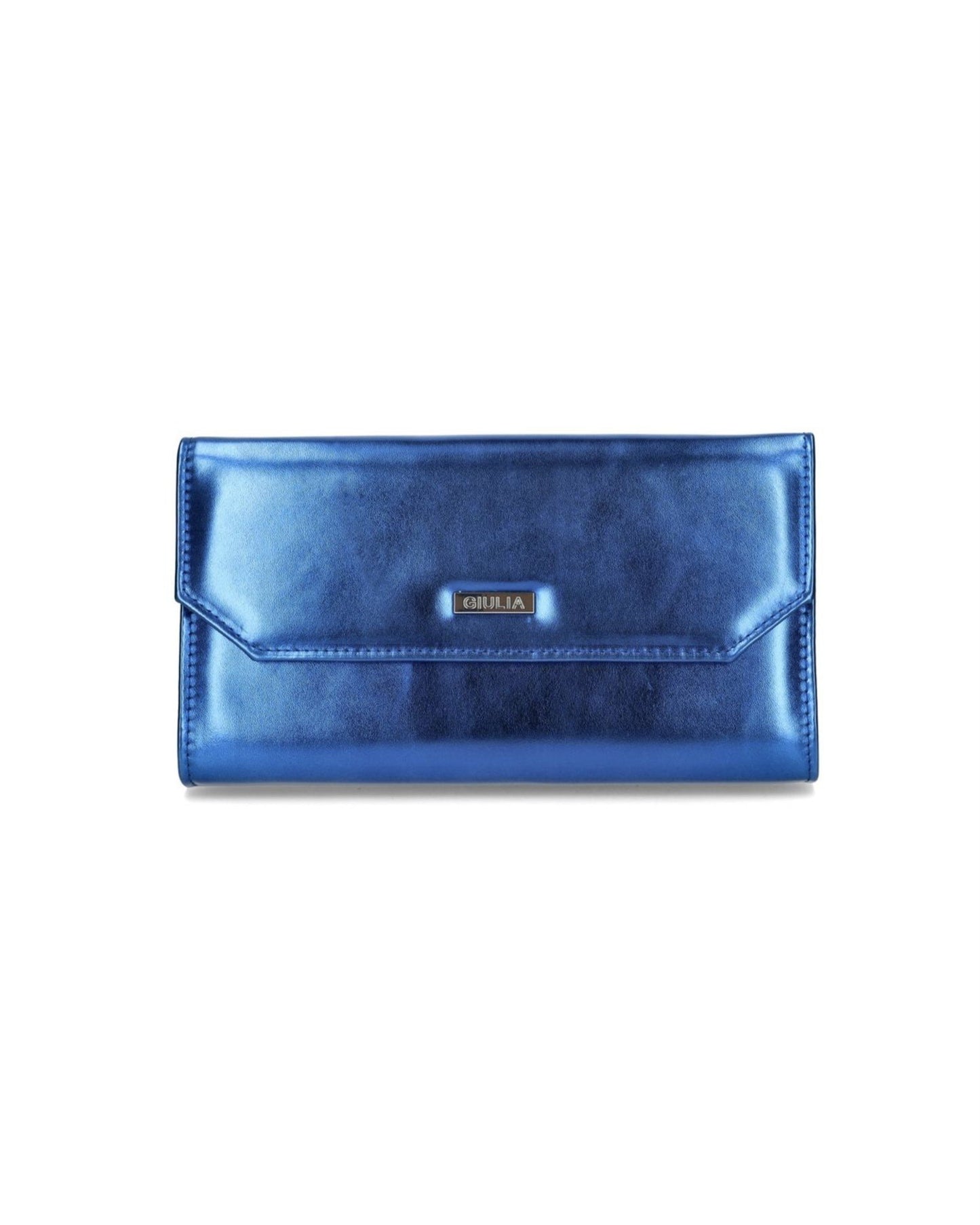 GIULIA BAG NAPA METAL BLUE