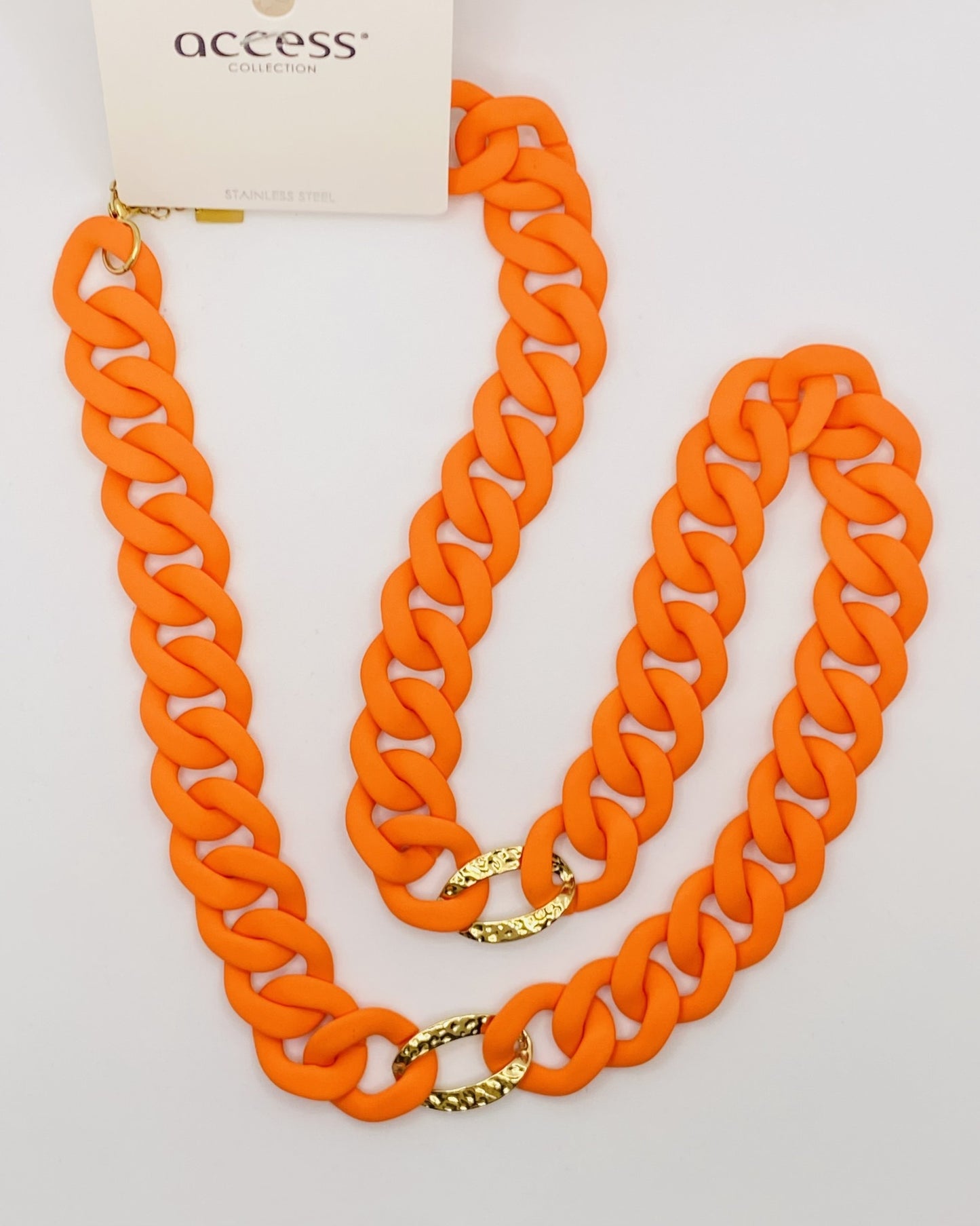 Collier Alicia Orange