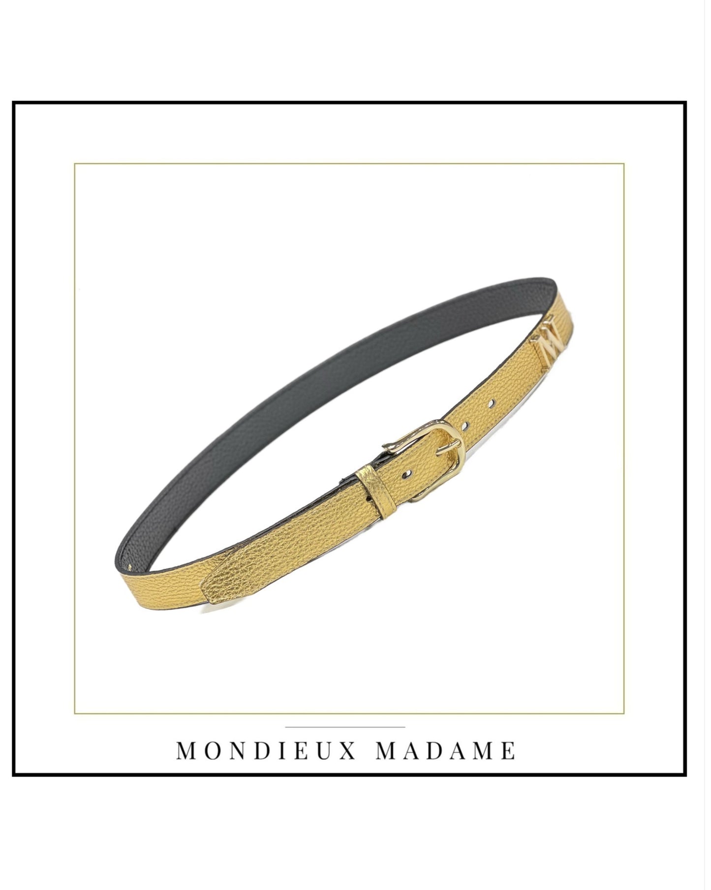 MM Belt NEW M Gold