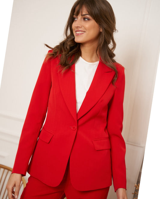 Maeva Red Blazer