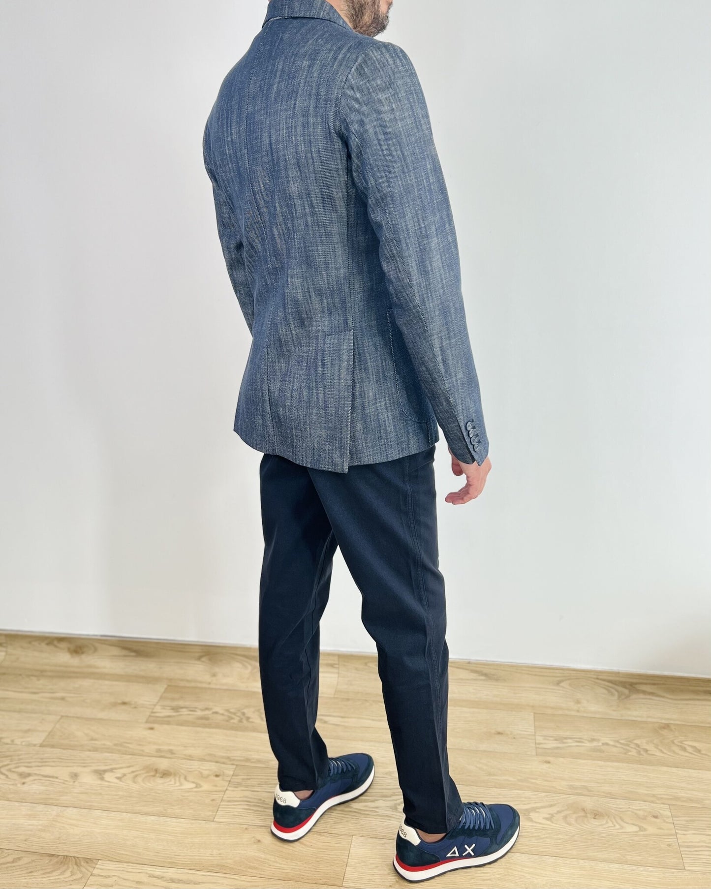 MEN's Blue Jeans Blazer