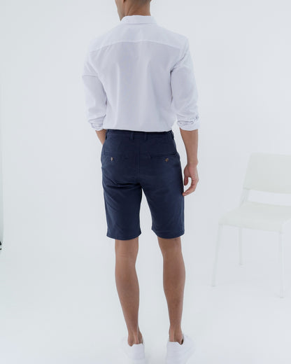 MEN Chino Shorts 10 Navy Blue