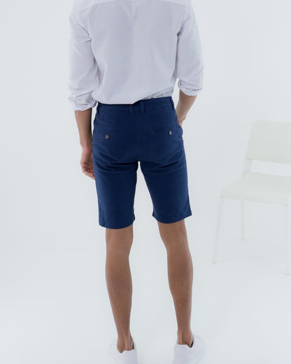 MEN Short Chino 10 Bleu Bic