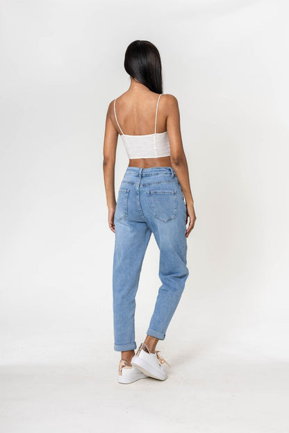 Nina Mom Jeans Blue