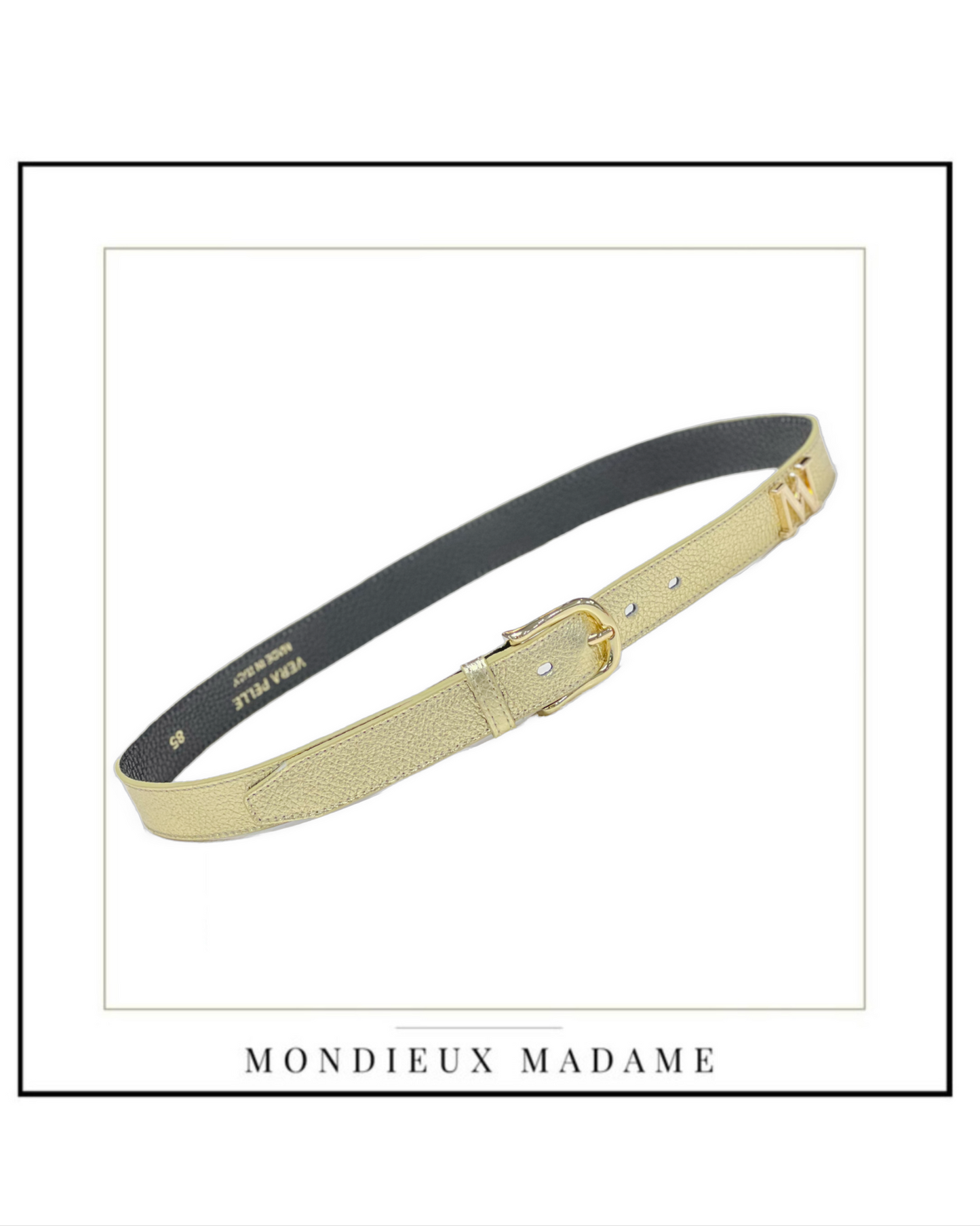 MM Ceinture NEW M Light Gold