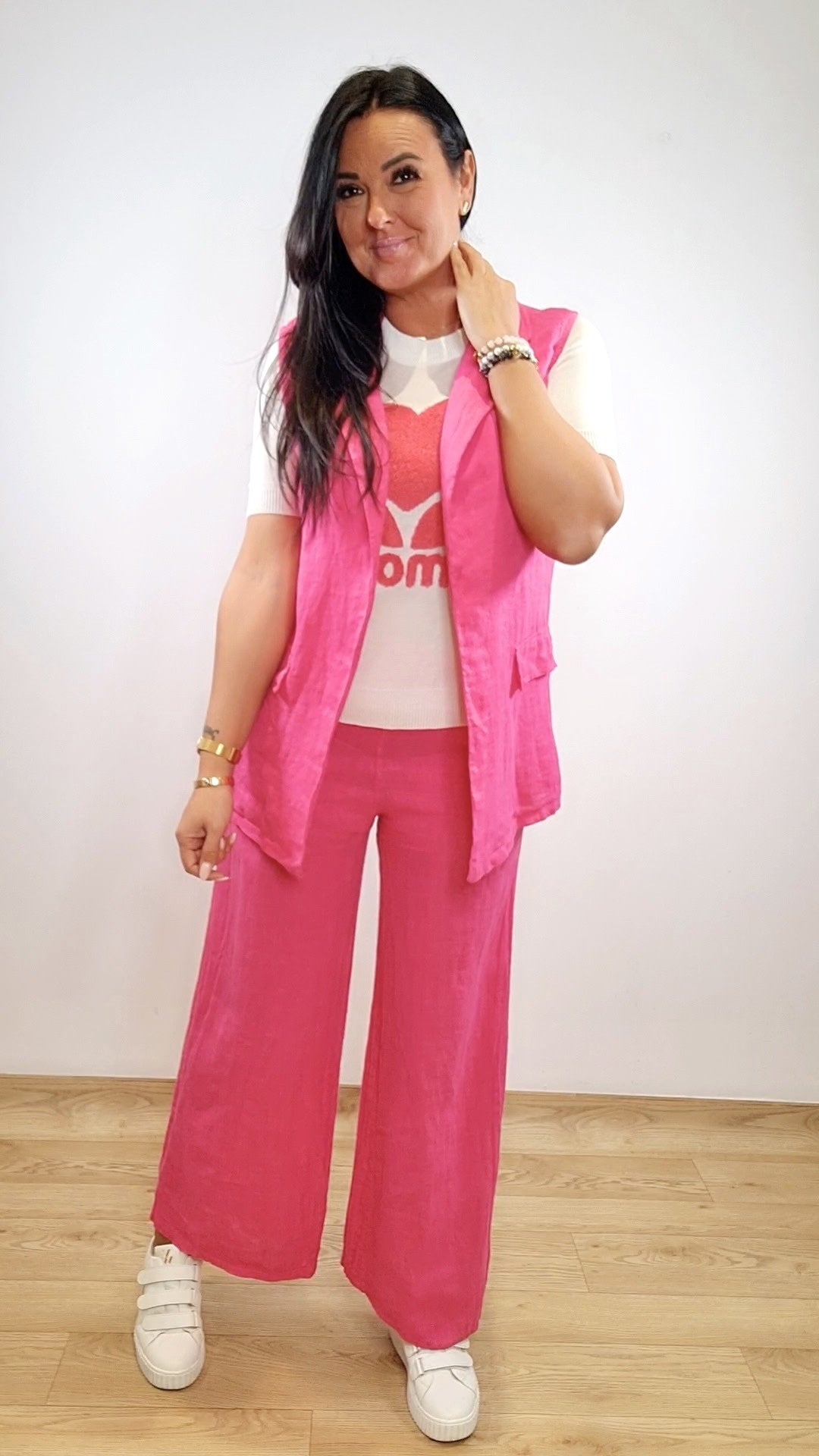 Gilet Leonie Fushia TU