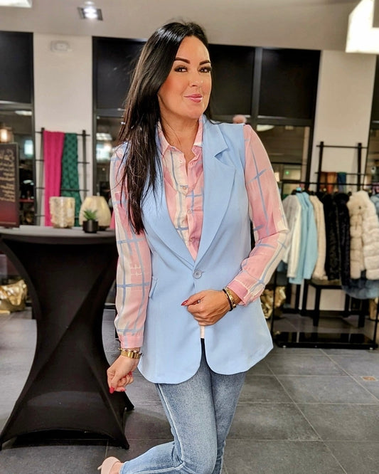 Gilet Mandy Bleu