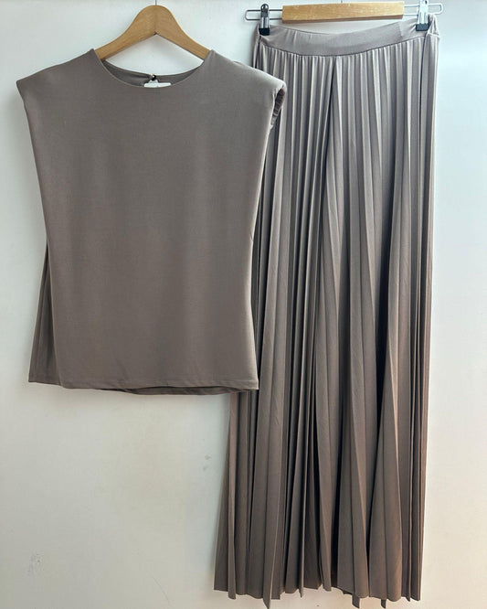 Ensemble Roxy Taupe