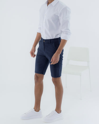 MEN Chino Shorts 10 Navy Blue