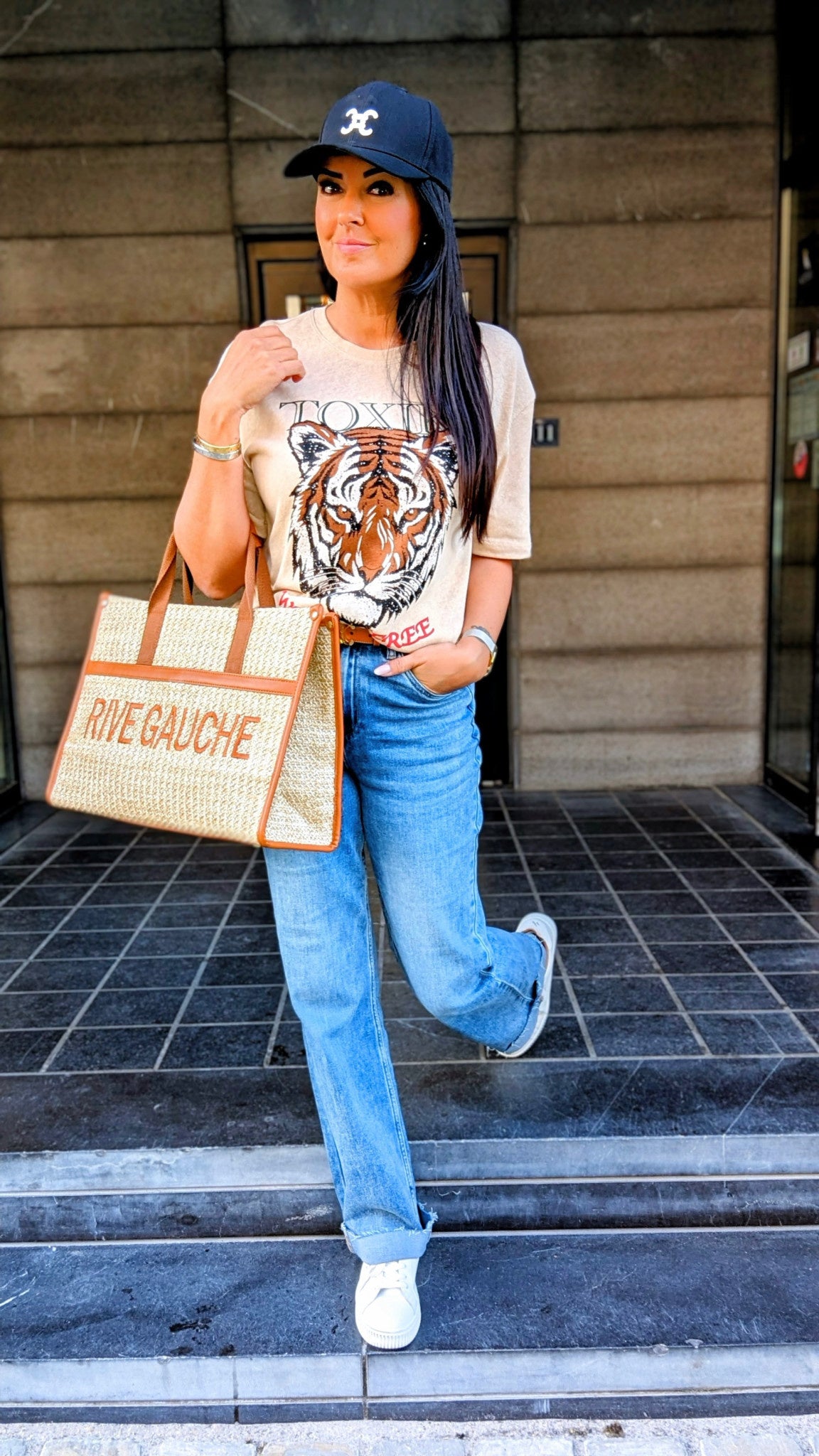 T-Shirt Toxik Tigre Beige