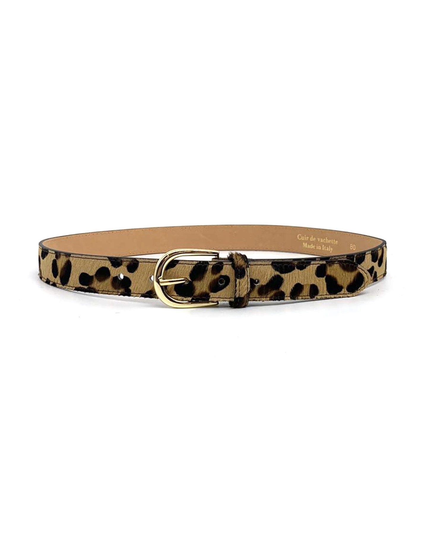 Ceinture Cuir Leopard