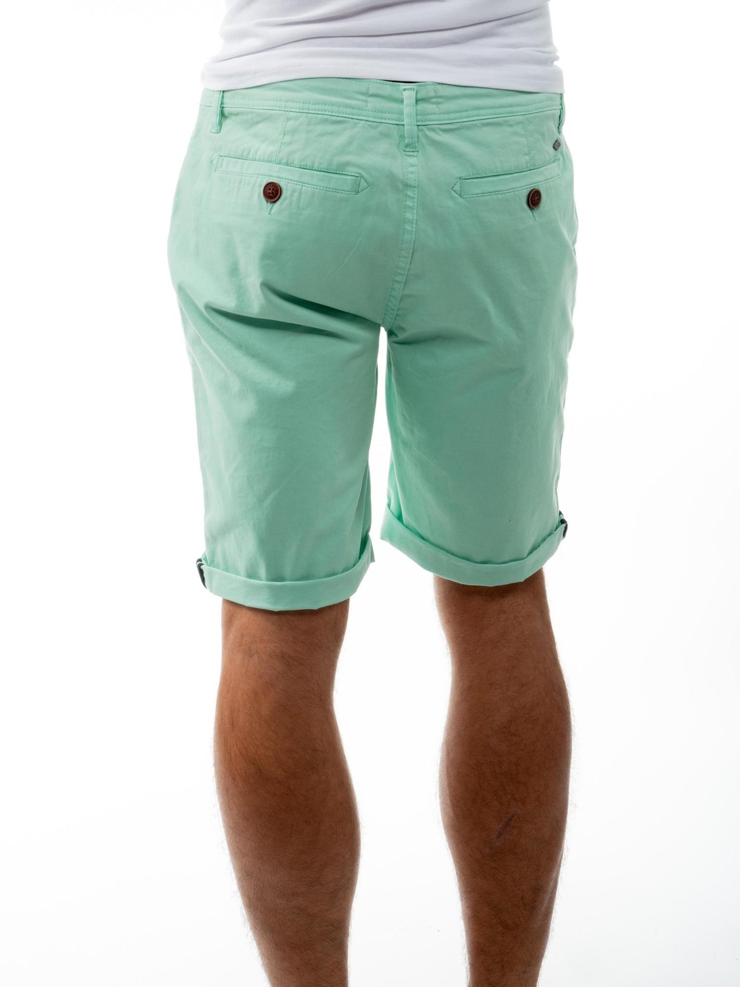 MEN Short Chino Aqua