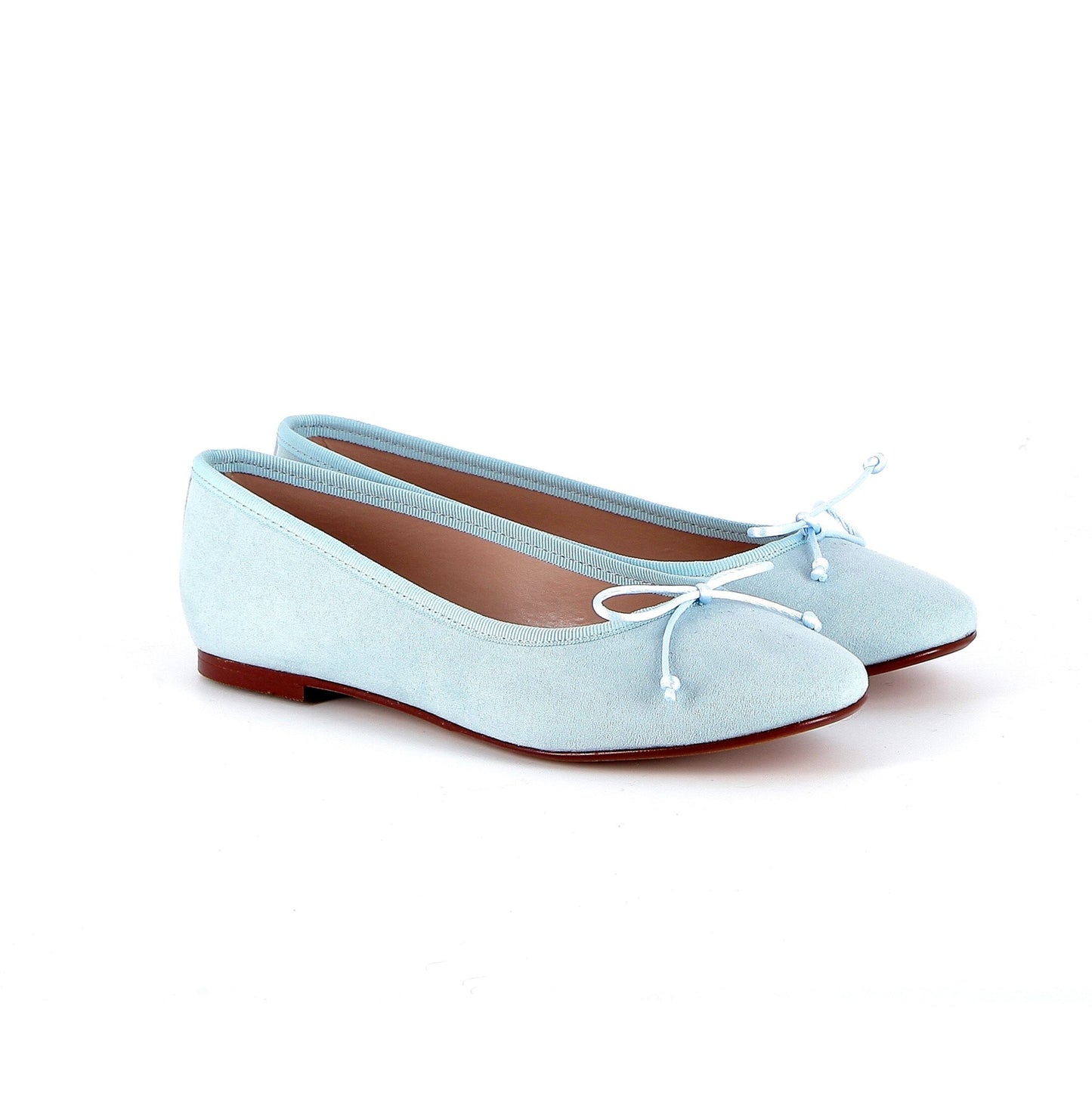 GIULIA BALLERINA SUEDE SKY