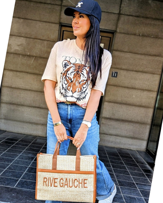 T-Shirt Toxik Tigre Beige