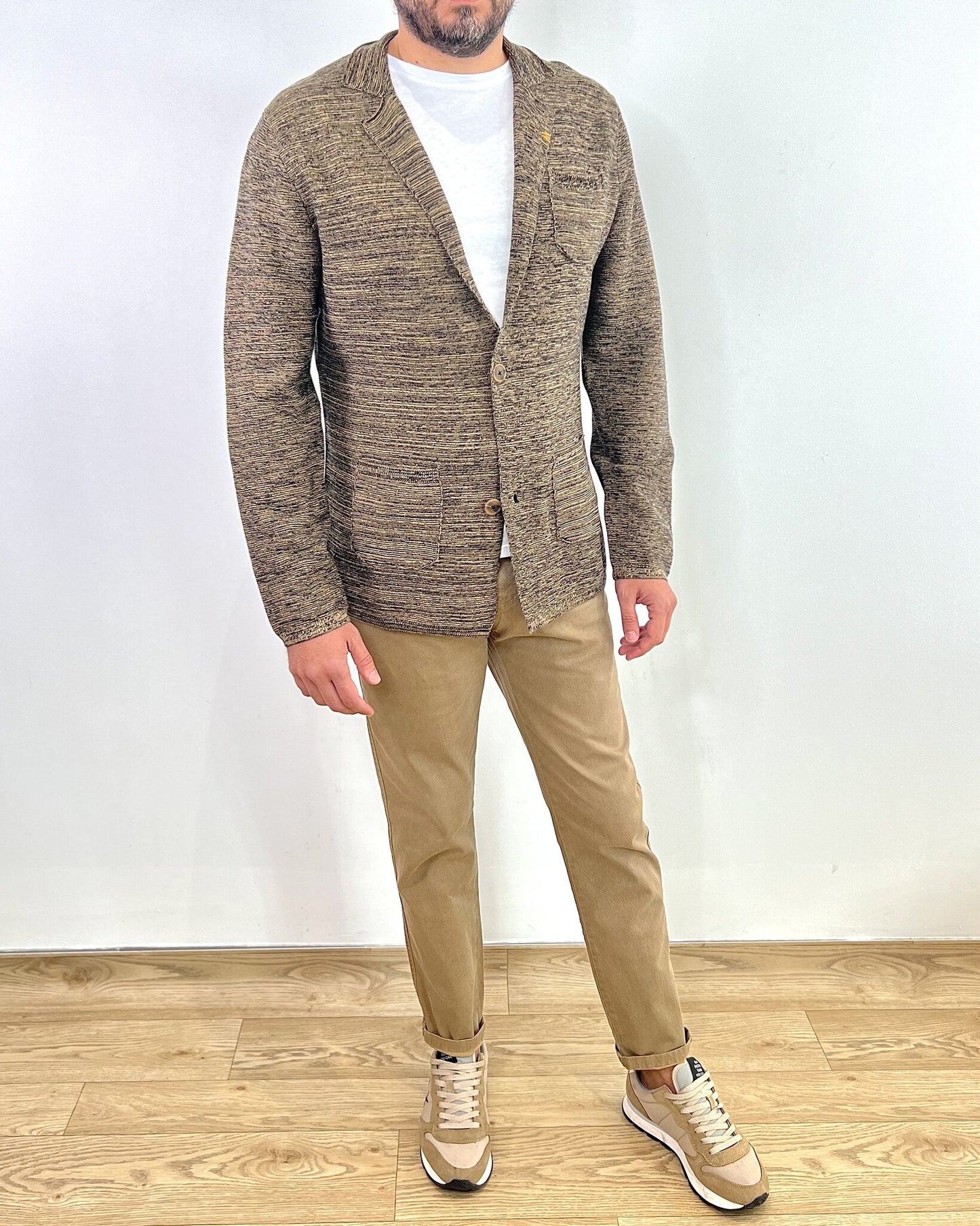 MEN Cardigan Matteo Camel