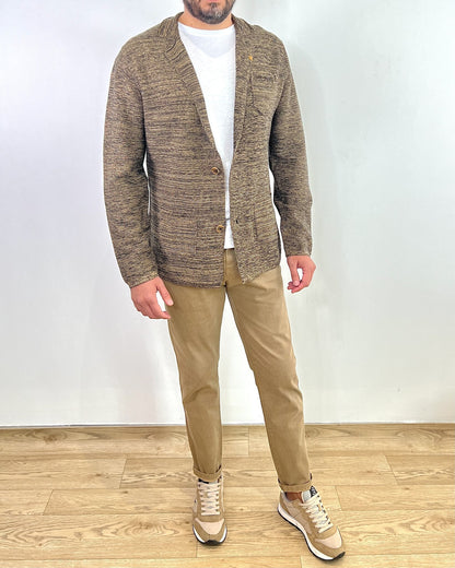 MEN Cardigan Matteo Camel