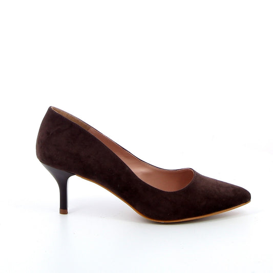 GIULIA PUMPS 5CM SUEDE BROWN