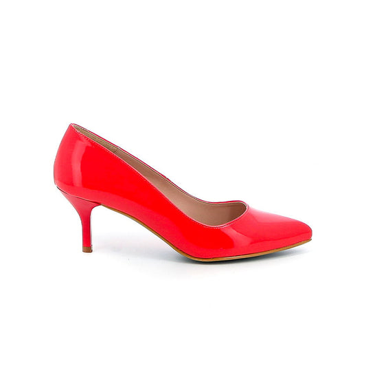 GIULIA ESCARPIN 5CM VERNICE CORAL