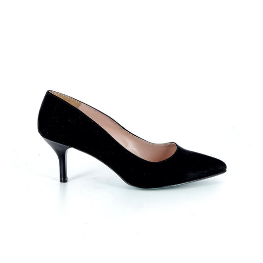 GIULIA PUMPS 5CM SUEDE BLACK