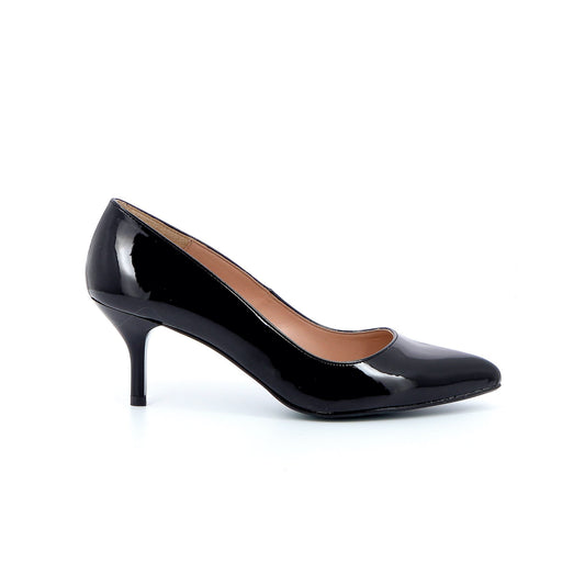 GIULIA ESCARPIN 5CM VERNICE NEGRO