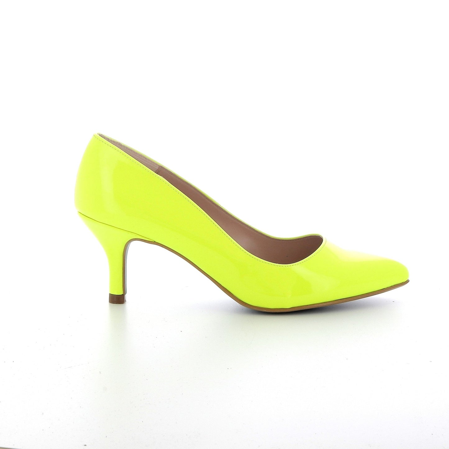 GIULIA ESCARPIN 5CM CHAROL FLUOR YELLOW