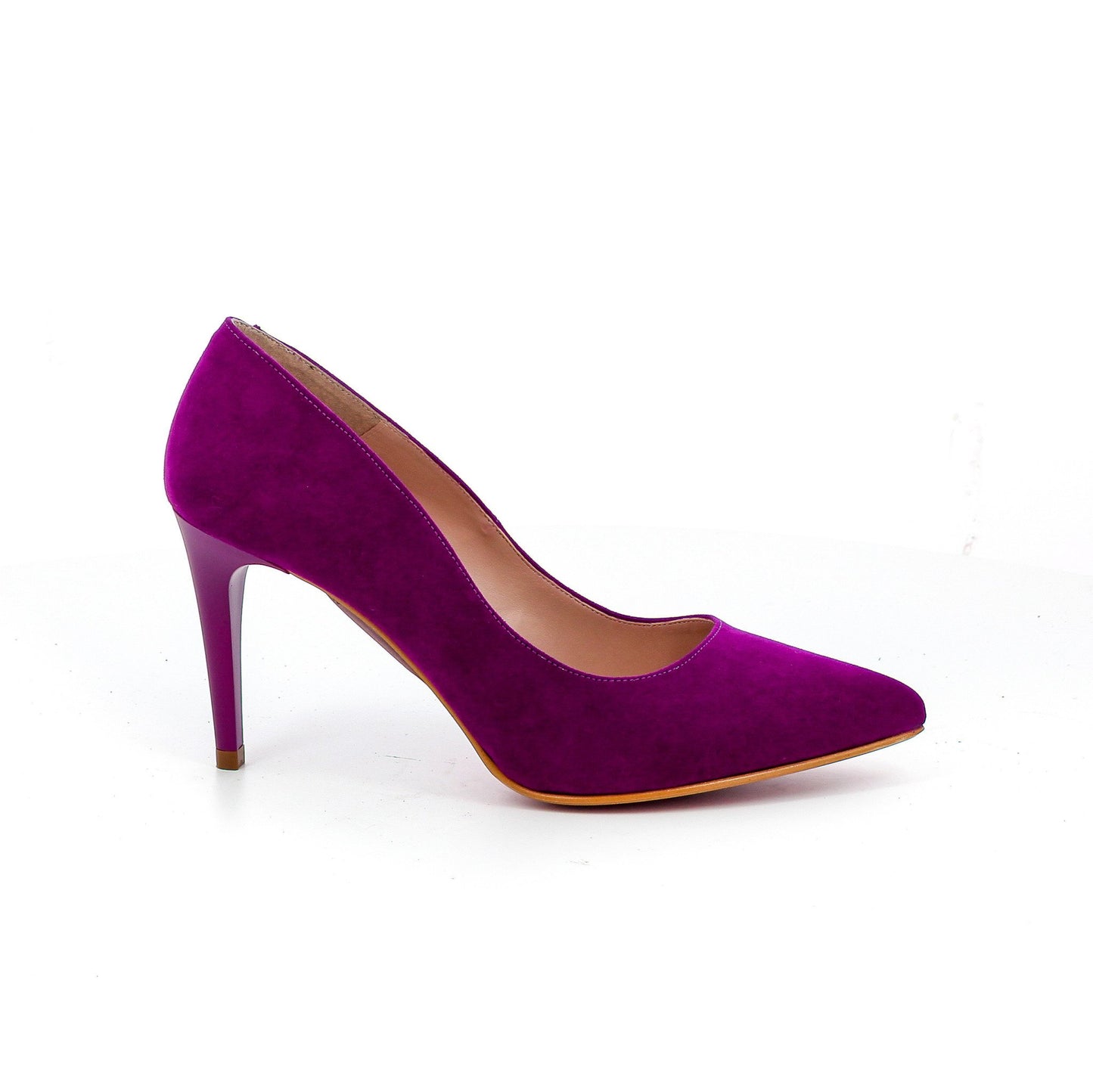 GIULIA ESCARPIN 8CM ANTE MORADO