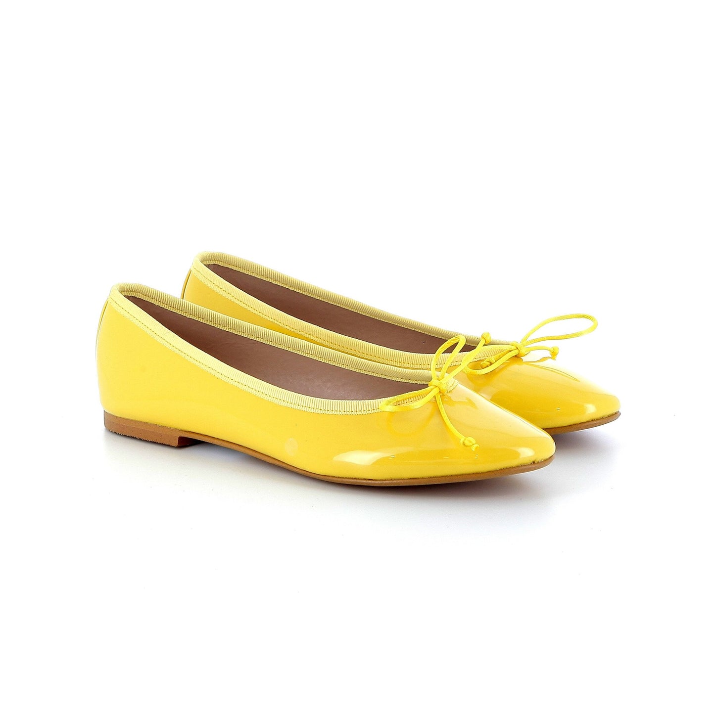 GIULIA BALLERINA PATENT SUNFLOWER