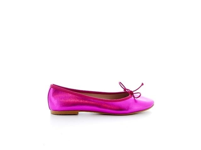 GIULIA BALLERINA NAPA METAL FUCHSIA