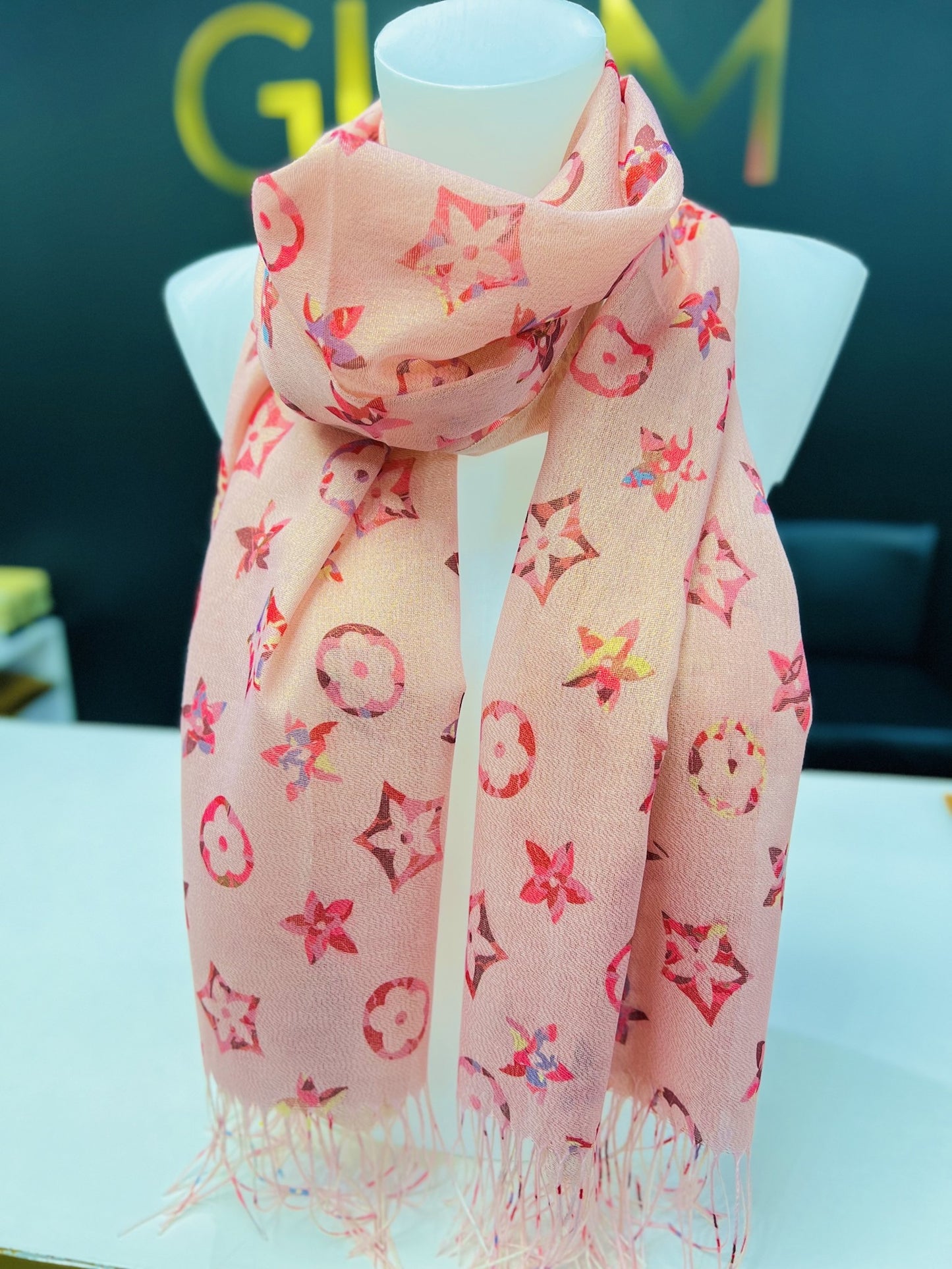 Foulard Lola Glitter Rose