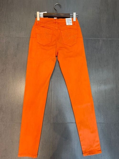 Zac Push Up Jeans Orange