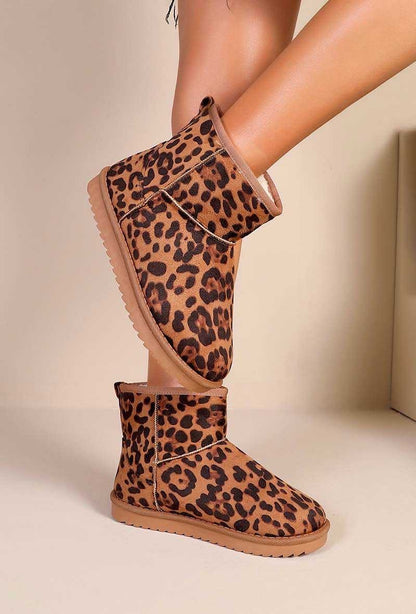 Boots Mango Haut Leo