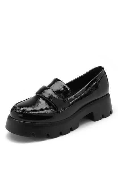 Paco Black Patent Loafers