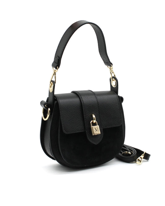 SAC CUIR LEON NOIR