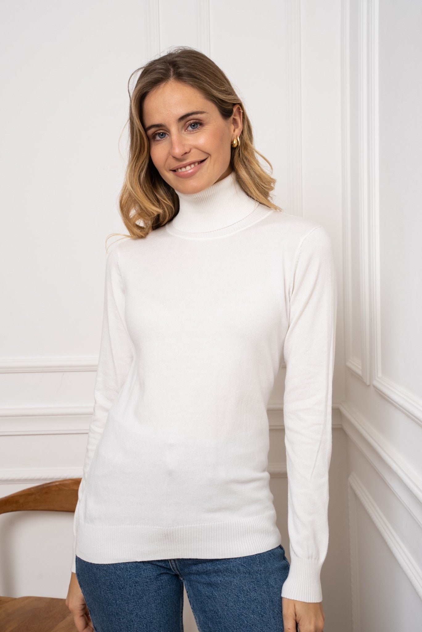 Stella White Sweater