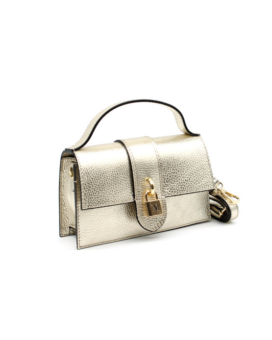 SAC CUIR VENISE GOLD