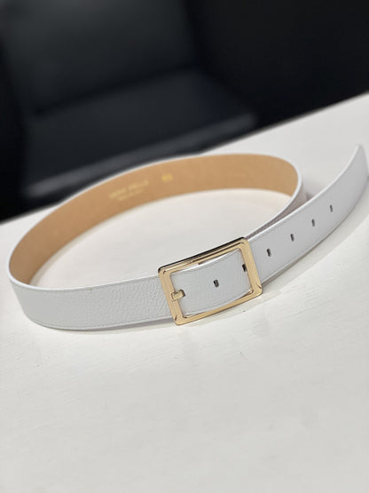 Ceinture Kenza Cuir Blanc