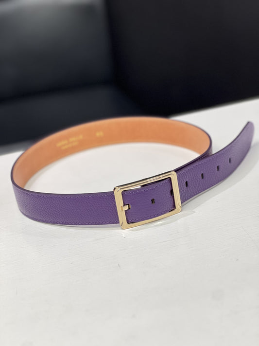 Ceinture Kenza Cuir Violet