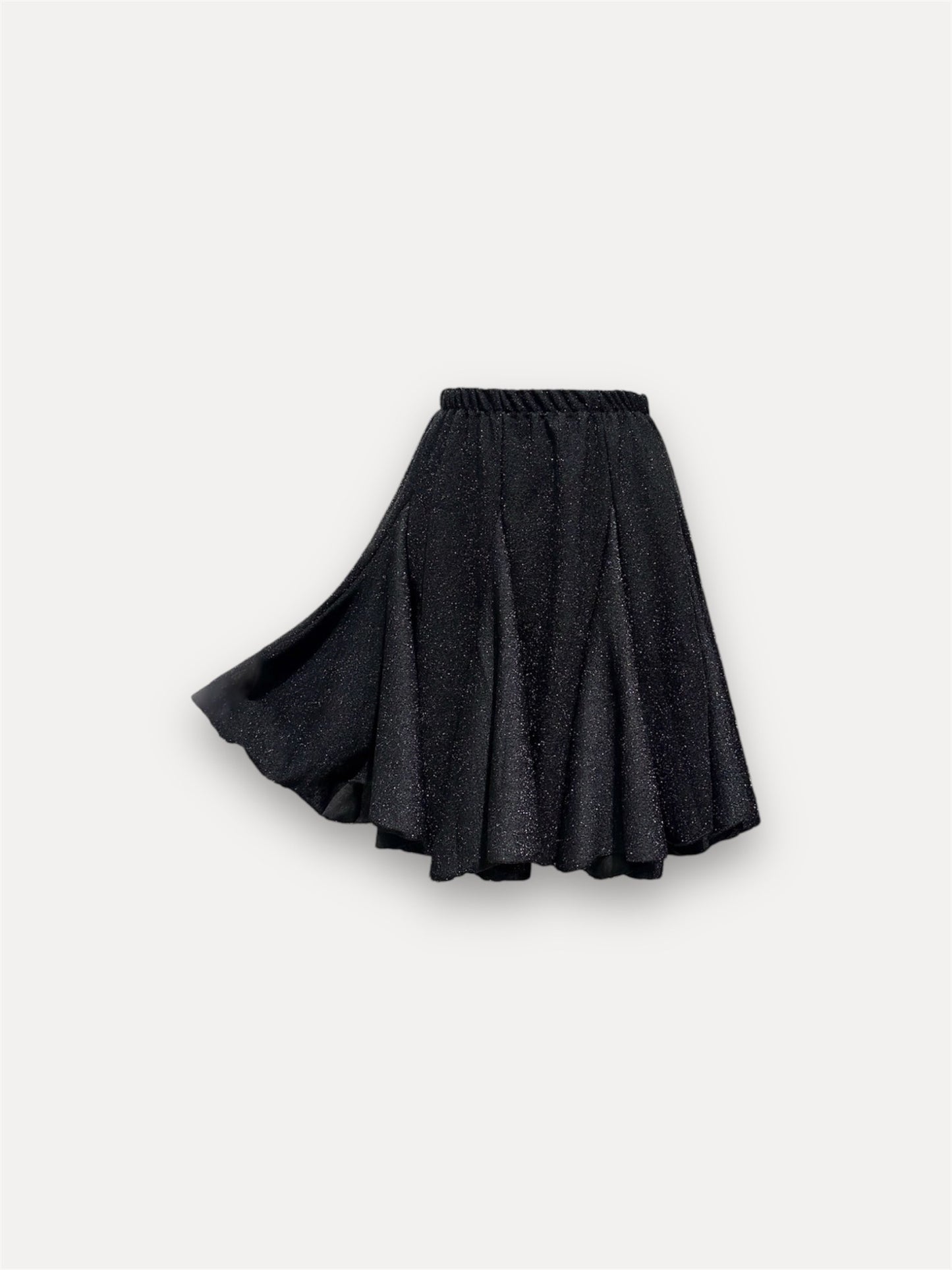 Lurex Black Skirt OS