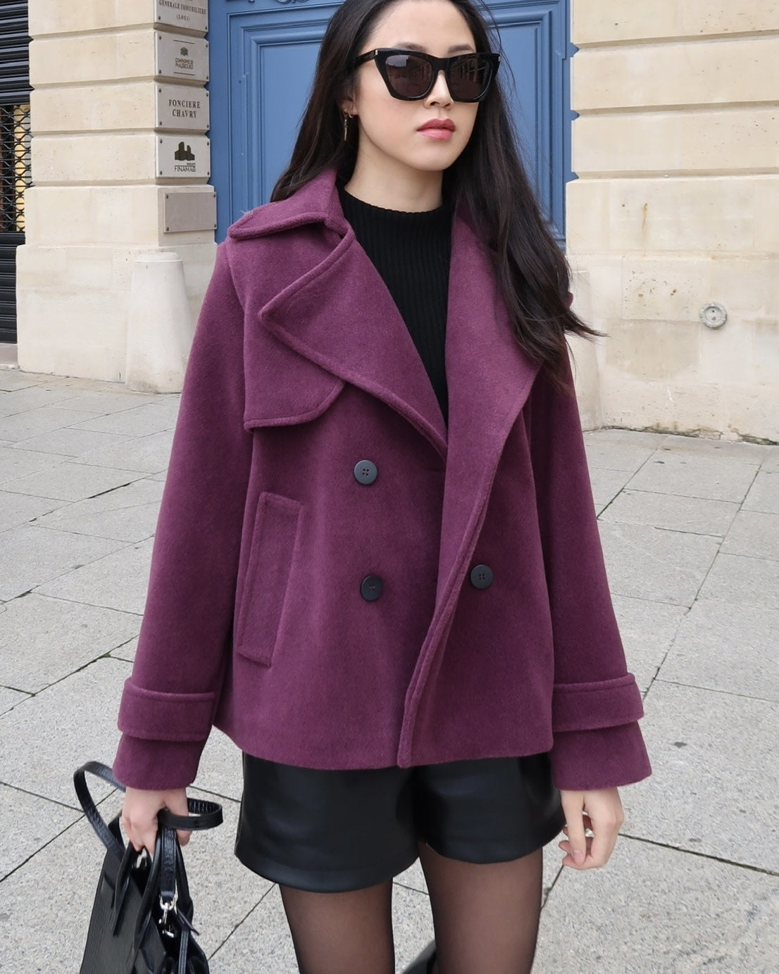 Manteau Lucy Violine