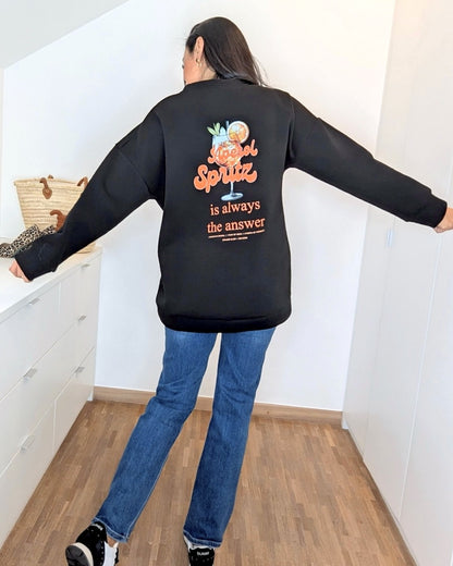 Aperol Black Sweatshirt OS