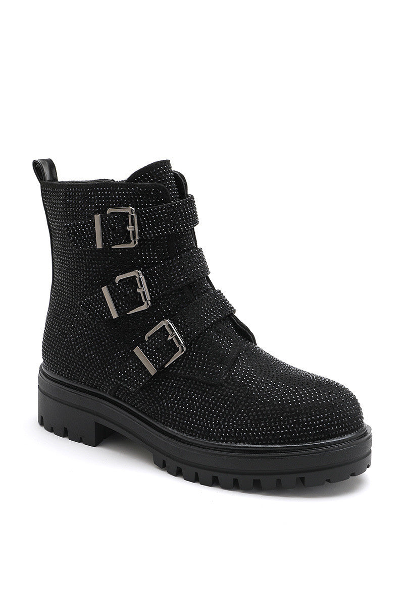 Boots Stella Strass Noir